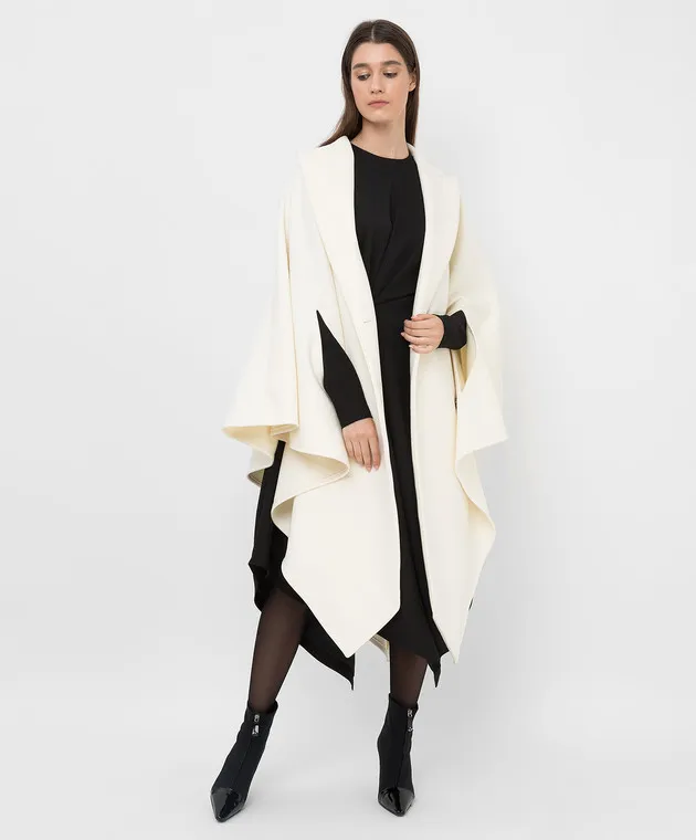 ALEXANDRE VAUTHIER Mantella asimmetrica in lana 214COA15541354