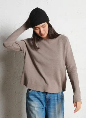 AMERICAN VINTAGE   SONOMA - T-shirt in cotone con collo a barchetta | Marrone