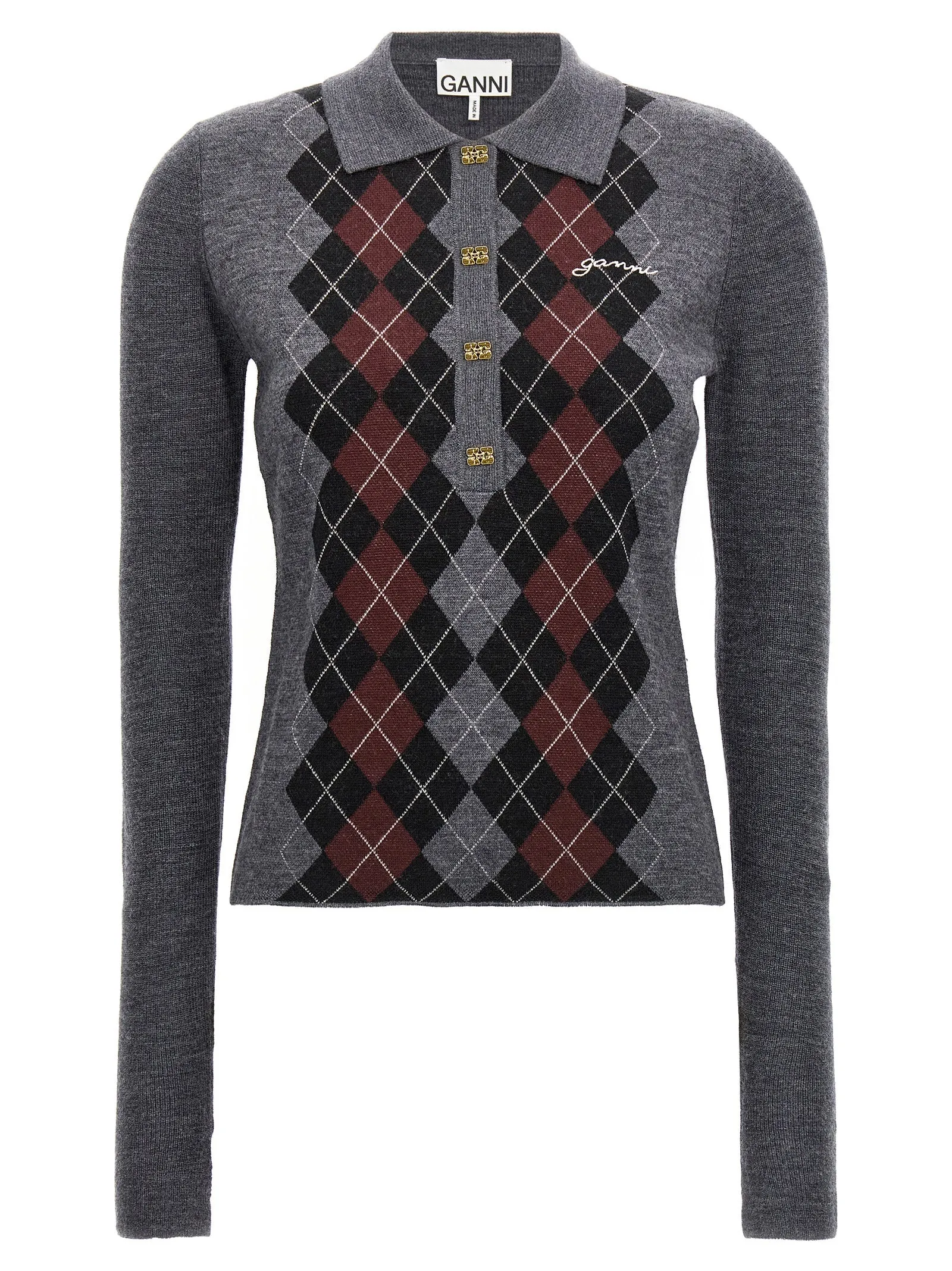 Argyle Sweater Maglioni Grigio
