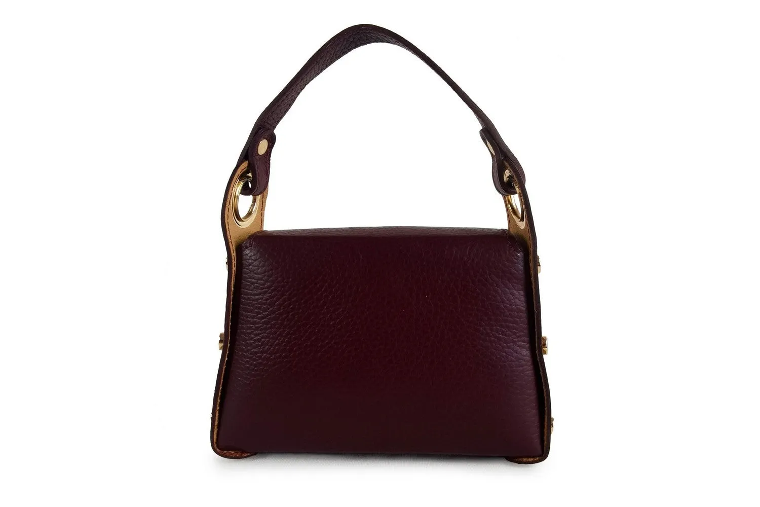 Borse Donna colore Bordeaux in pelle Made in Italy