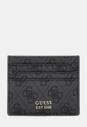 GUESS borse  portacartte logato grigio
