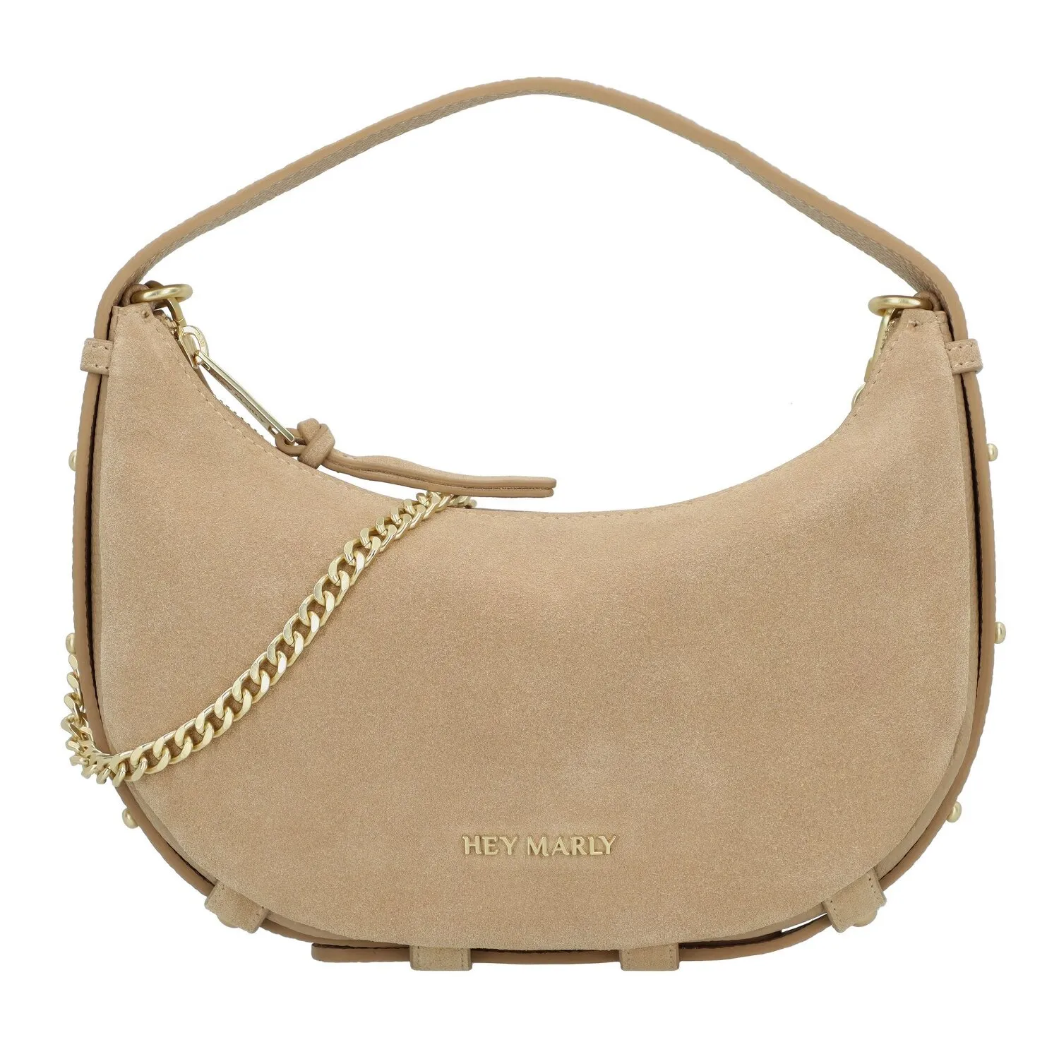 Hey Marly Lifetime Sister Suede Borsa a tracolla S Pelle 24 cm