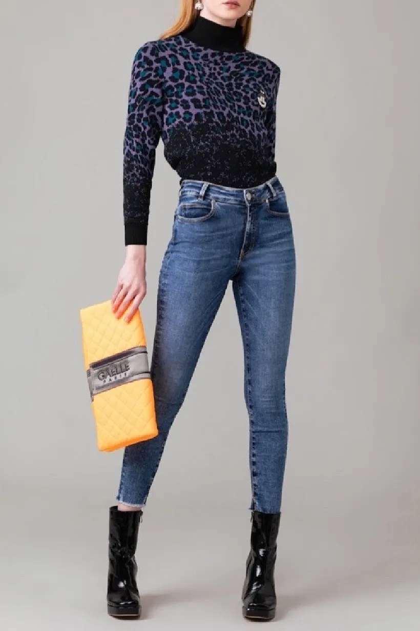 JEANS SKINNY BLU GAELLE PARIS