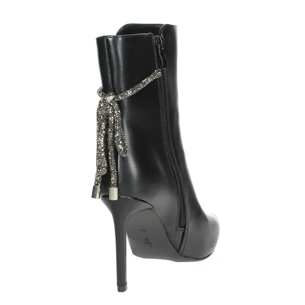 Menbur  STIVALETTI TACCO 24386 NERO