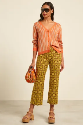 Pantaloni flare stampati