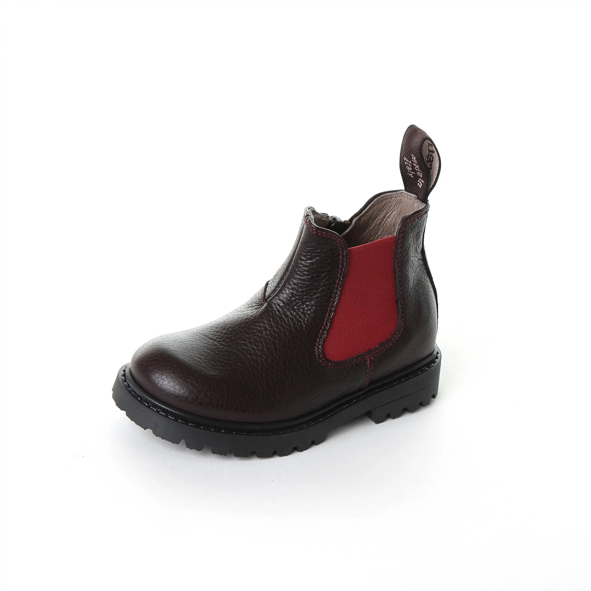 Polacchino Baby In Pelle Tabacco