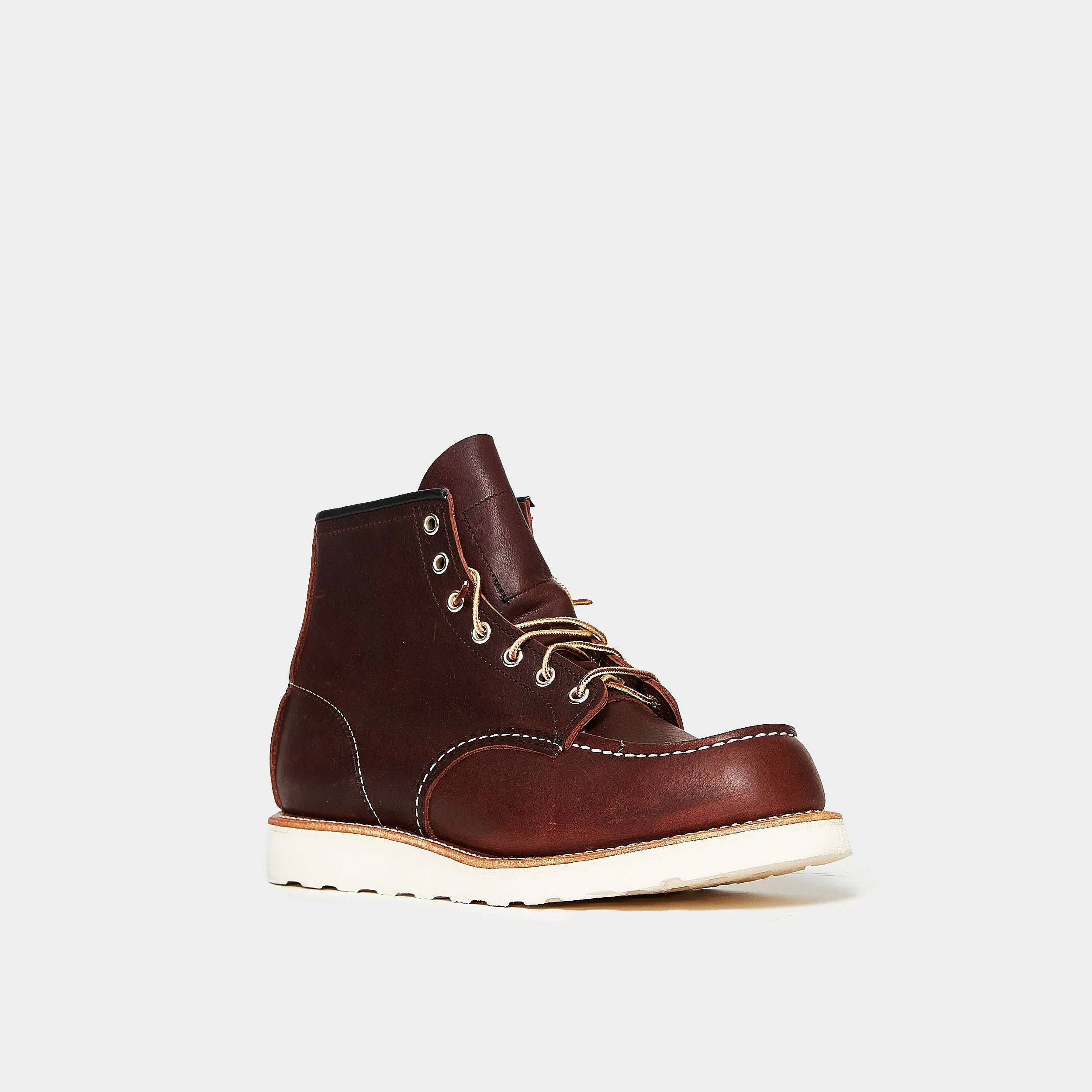 Polacchino Stringato Moc Toe in Pelle Marrone